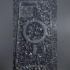 case-mate 12/13 pro max MagSafe silver flakes